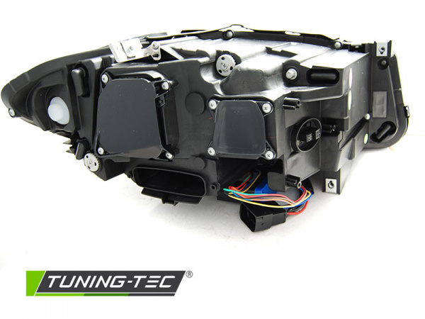 LED Angel Eyes Scheinwerfer für BMW 5er F10/F11 Lim./Touring 10-13 schwarz dynamisch